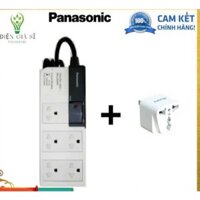 Ổ Cắm Có Dây(WCHG28352) 5 Ổ Cắm 3 Chấu + 1 Công Tắt, 3500w Tặng Kèm 1 Ổ Du Lịch, Chính Hãng Panasonic