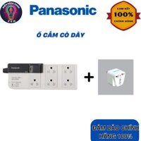 Ổ Cắm Có Dây(WCHG28352) 5 Ổ Cắm 3 Chấu + 1 Công Tắc, Tặng Kèm 1 Ổ Du Lịch, Chính Hãng Panasonic