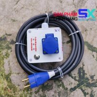 Ổ Cắm Có Mạch Xử Lý Tiếp Địa Tự Động Dùng Sạc Xe Điện Vinfast VF e34 VF5 - Bản LITE