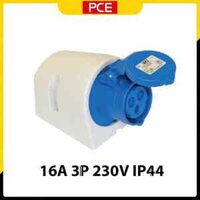 Ổ cắm công nghiệp 16A 3 pha PCE F113-6 | 3P 230V 6H IP44