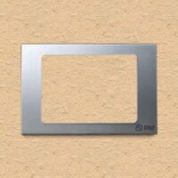 Ổ cắm công tắc Sino - Viền đơn màu xám bạc - S68GXL/V