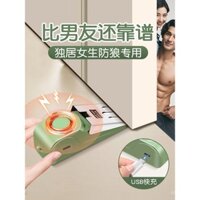 Ổ cắm cửa chống trộm cho các cô gái sống một mình, ổ cắm cửa an toàn, thiết bị chặn cửa di động cho khách sạn, thiết bị báo động ổ cắm cửa