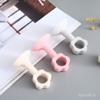 Ổ cắm cửa chống va chạm không cần khoan, miếng đệm bảo vệ bằng cao su mềm, chặn cửa phòng tắm, silicone mới