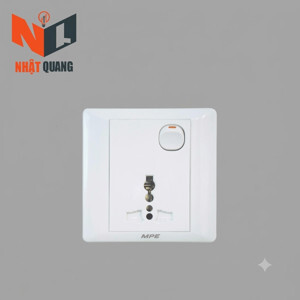 Ổ cắm đa năng + 1 công tắc MPE B2UESM