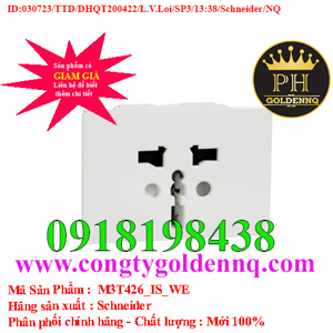 Ổ cắm đa năng 16A size 2S M3T426_IS_WE