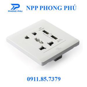 Ổ cắm đa năng + 2 USB Artdna A38-C06E24