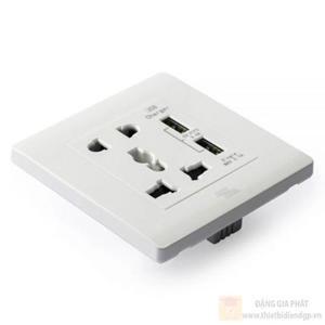 Ổ cắm đa năng + 2 USB Artdna A38-C06E24