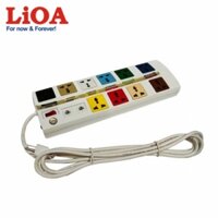 Ổ CẮM  ĐA NĂNG TRUNG TÂM CÓ MẠCH CHỐNG SÉT ĐƯỜNG THÔNG TIN 10 Ổ LIOA MÀU TRẮNG - 10OFFICE-3W