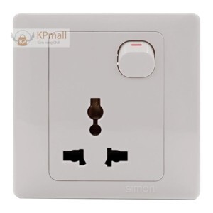 Ổ cắm đa tiêu chuẩn kèm công tắc Simon 51089B
