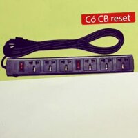 Ổ cắm dài .3 lổ x2 công tắc 2200W...