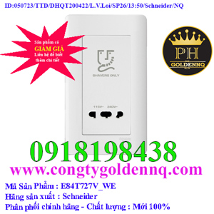 Ổ cắm dao cạo râu Zencelo Schneider E84T727V-WE