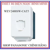 Ổ cắm Data CAT5 Panasonic, Hạt mạng WEV2488SW [Dòng WIDE]