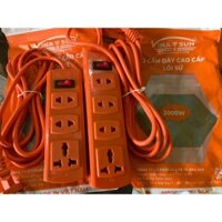 Ổ CẤM DÂY CAO CẤP LÕI SỨ CÔNG XUẤT  LỚN 3000 ( 1 CÔNG TẮC 4 LỖ)