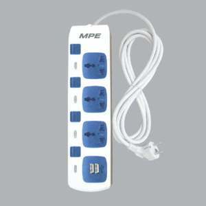 Ổ cắm di động MPE AM3S-2USB