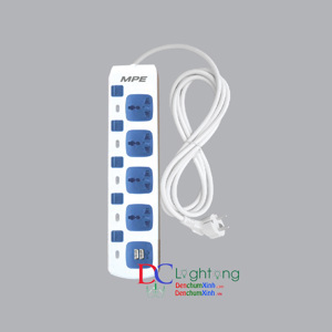 Ổ cắm di động MPE AM4S-2USB