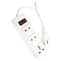 Ổ CẮM ĐIỆN 3 LỖ 2 CHẤU ĐIỆN QUANG 2M 5M vỏ nhựa ABS chịu nhiệt cao có mạch ngắt điện