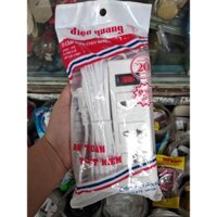 Ổ cắm điện 3 lỗ Điện Quang dây dài 5m chịu nhiệt tốt hàng xịn (Ship hỏa tốc HCM)