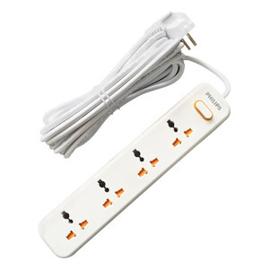 Ổ cắm điện 4 lỗ 3 chân Philips SPN1248WC/74 2500W