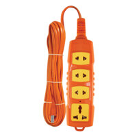 Ổ cắm điện 4 lỗ công suất 3000W dây dài 3m 5m siêu chịu tải có dây 4S-3000W SOPOKA