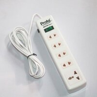 Ổ cắm điện 5 lỗ cắm dây điện dài 3m cao cấp Prota