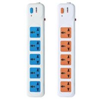 Ổ cắm điện 5 lỗ cắm Roler RES-1005.5 (Mầu xanh/trắng)