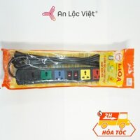 Ổ cắm điện 6 ổ 3 chấu Lioa 6D52N