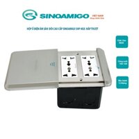 Ổ cắm điện âm sàn nắp trượt Sinoamigo SHP-M2S (lắp 4-6 thiết bị)