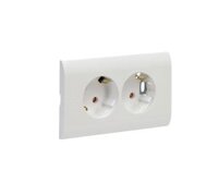 Ổ Cắm Điện Âm Tường 2 Lỗ Hàn Quốc Dosel DC2218