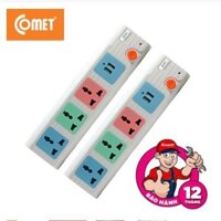 Ổ cắm điện cao cấp comet CES5303, 3 Ổ 3 chấu đa năng, 2 Cổng USB sạc điện thoại