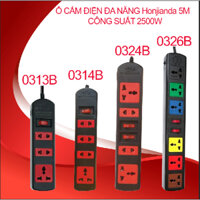 Ổ CẮM ĐIỆN CAO CẤP  ĐA NĂNG 3 LỖ-4 LỖ - 6 LỖ  Honjianda 5M  CÔNG SUẤT 2500W