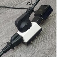 Ổ Cắm Điện Chia 3 Ngả - Chia Từ 1 Ổ Cắm Ra 3 Ổ Cắm, Thiết Kế Nhỏ Gọn Và Cắm Không Mất Diện Tích. TakyHome 8612