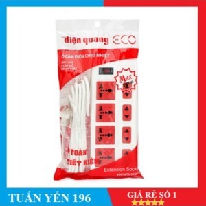 Ổ cắm điện chịu nhiệt Điện Quang ĐQ ESK 5WR 8ECO