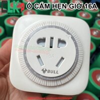 Ổ cắm điện chống chai pin Bull, hẹn giờ bật tắt liên tục 24h 16A 4000W ( CLKP _ 346 )