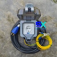 Ổ Cắm Điện Chống Nước IP67 - Kèm Dây Tiếp Địa Thật Dùng Sạc Xe Điện Vinfast 3.5Kw 4kw