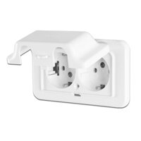 Ổ Cắm Điện Chống Nước Nắp Ngang Hàn Quốc Dosel DC2219