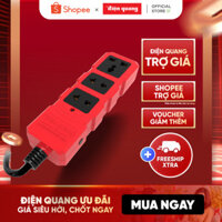 Ổ cắm điện đa năng Công suất lớn Điện Quang ĐQ ESKHP 2M (3 lỗ, dây 2m) chịu tải cao, BH 12 tháng