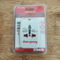 Ổ cắm điện đa năng du lịch Universal Travel Adapter nhiều đầu có USB