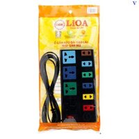 Ổ Cắm Điện Đa Năng LiOA 4D6S32 Dây 3M