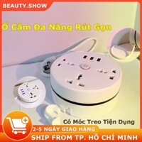 Ổ cắm điện đa năng rút gọn an toàn chống giật dây dài 2.8m - Hàng mới về