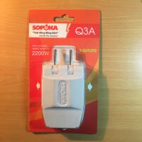 Ổ cắm điện đa năng Sopoka - Q3A