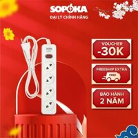 Ổ cắm điện đa năng SOPOKA chịu tải 2200W 3L2-6L2, chịu nhiệt, chống va đập, có công tắc an toàn