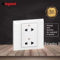 Ổ cắm điện đôi 3 chấu | Legrand 617664