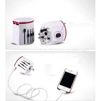 Ổ cắm điện du lịch cho điện thoại máy tính bảng Dual USB - The Royal's