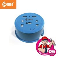 Ổ cắm điện du lịch Comet CES9111 dây dài 1m, 2 ổ USB, 1 ổ 3 chấu, 1 ổ 2 chấu