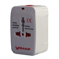 Ổ cắm điện du lịch đa năng VINAKIP 10A 250V DN 17