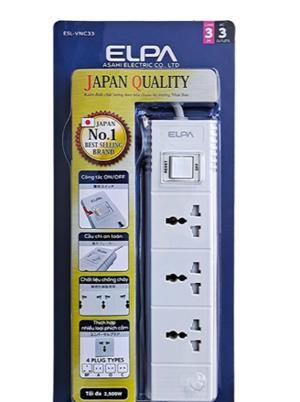 Ổ cắm điện Elpa ESL-VNC33
