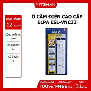 Ổ cắm điện Elpa ESL-VNC33