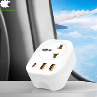 Ổ cắm điện FLASHSYNC, Ổ cắm đa năng loại C sạc nhanh, Cổng USB cắm EU 2500W Ổ cắm tường Vương quốc Anh Bộ mở rộng du lịch