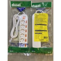 Ổ cắm điện Hàn Quốc DM2222 6 lỗ 7 công tắc có dây dài 3m Điện áp 16A- 250V~ tự động ngắt điện khi quá tải