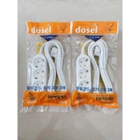 Ổ cắm điện Hàn Quốc Dosel chính hãng 3 lỗ dây dài 3M